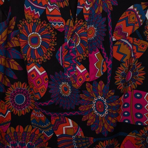 JB by Julie Brown Psychedelic Floral mini shift dress-6 - Picture 2 of 4